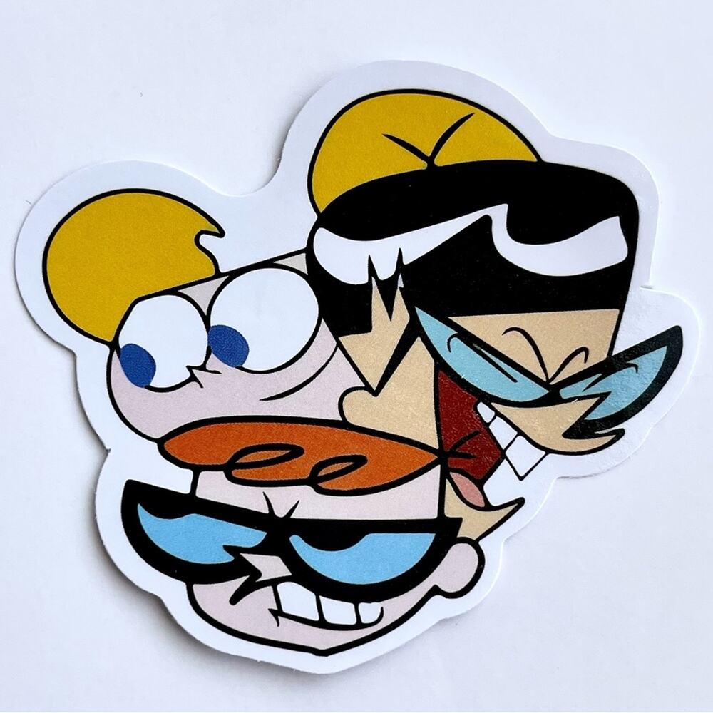 5/$10  90’s Vintage Cartoons Waterproof New Vinyl Sticker Dexter's Laboratory